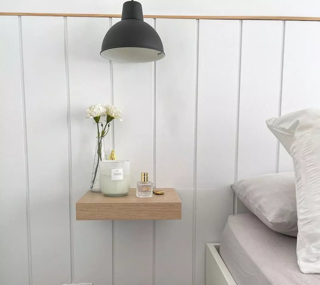 30 Creative Floating Shelf Ideas to Transform Every Room in Your Home Make a Minimalist Beside Table