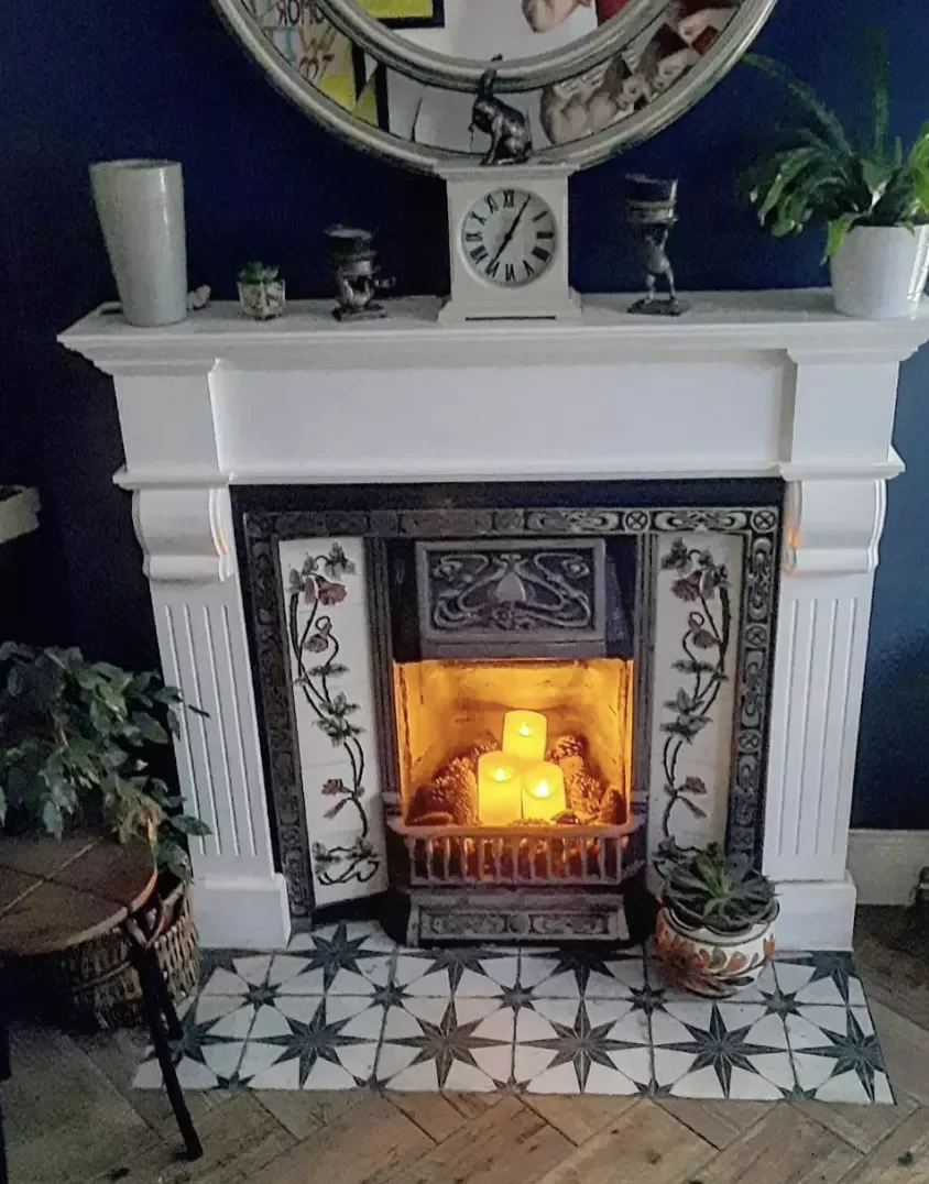24 Creative Ways to Transform Your Fireplace with Candles 8 Make a Nest