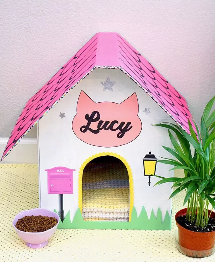 25 Stylish Cat Room Ideas That'll Transform Your Home Into a Feline Paradise 6 Make a Personalized House