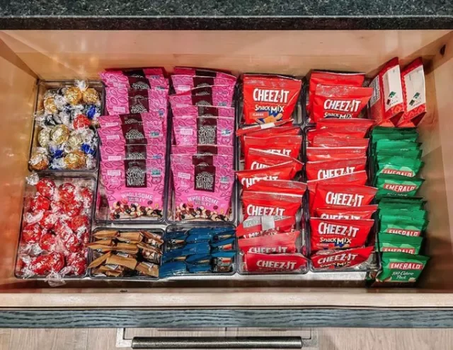 50 Brilliant Small Kitchen Storage Solutions That Will Transform Your Space Make a Snack Drawer