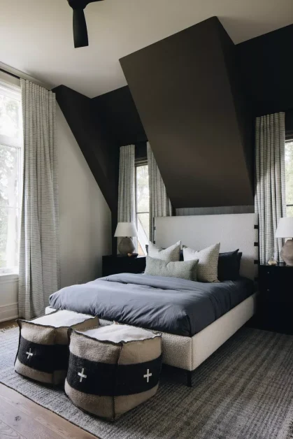 20 Stunning Bedroom Ceiling Designs That Transform Your Space 18 Make a Statement with Two Tone Design