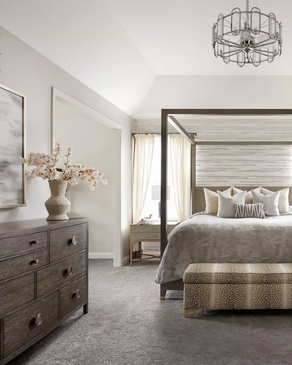 20 Stunning Bedroom Ceiling Designs That Transform Your Space 10 Make a Subtle Tray Ceiling