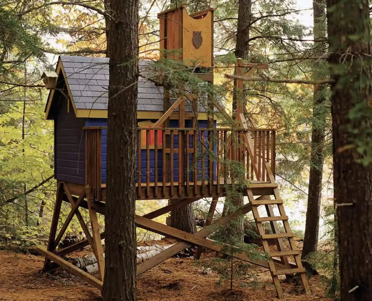 28 Amazing Treehouse Design Ideas That Will Transform Your Backyard 27 Make it Freestanding
