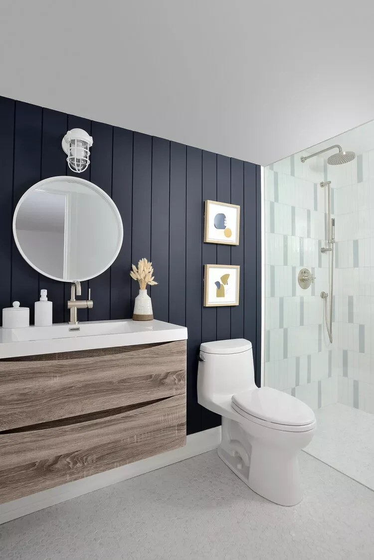 76 Brilliant Finished Basement Design Ideas That Actually Work Make the Bathroom Stylish