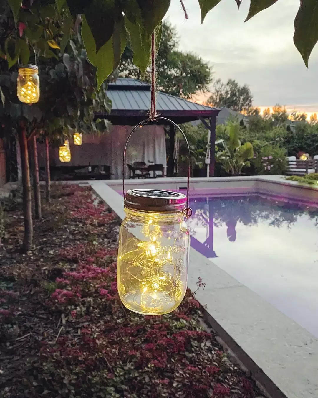 41 Stunning Outdoor Lighting Ideas That Will Transform Your Yard Into a Magical Space 32 Mason Jar Lights