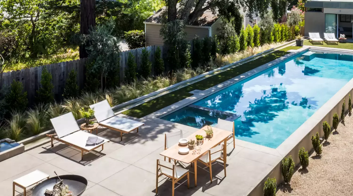 39 Contemporary Backyard Designs That Will Transform Your Outdoor Living Space 14 Match Your Patio Furniture