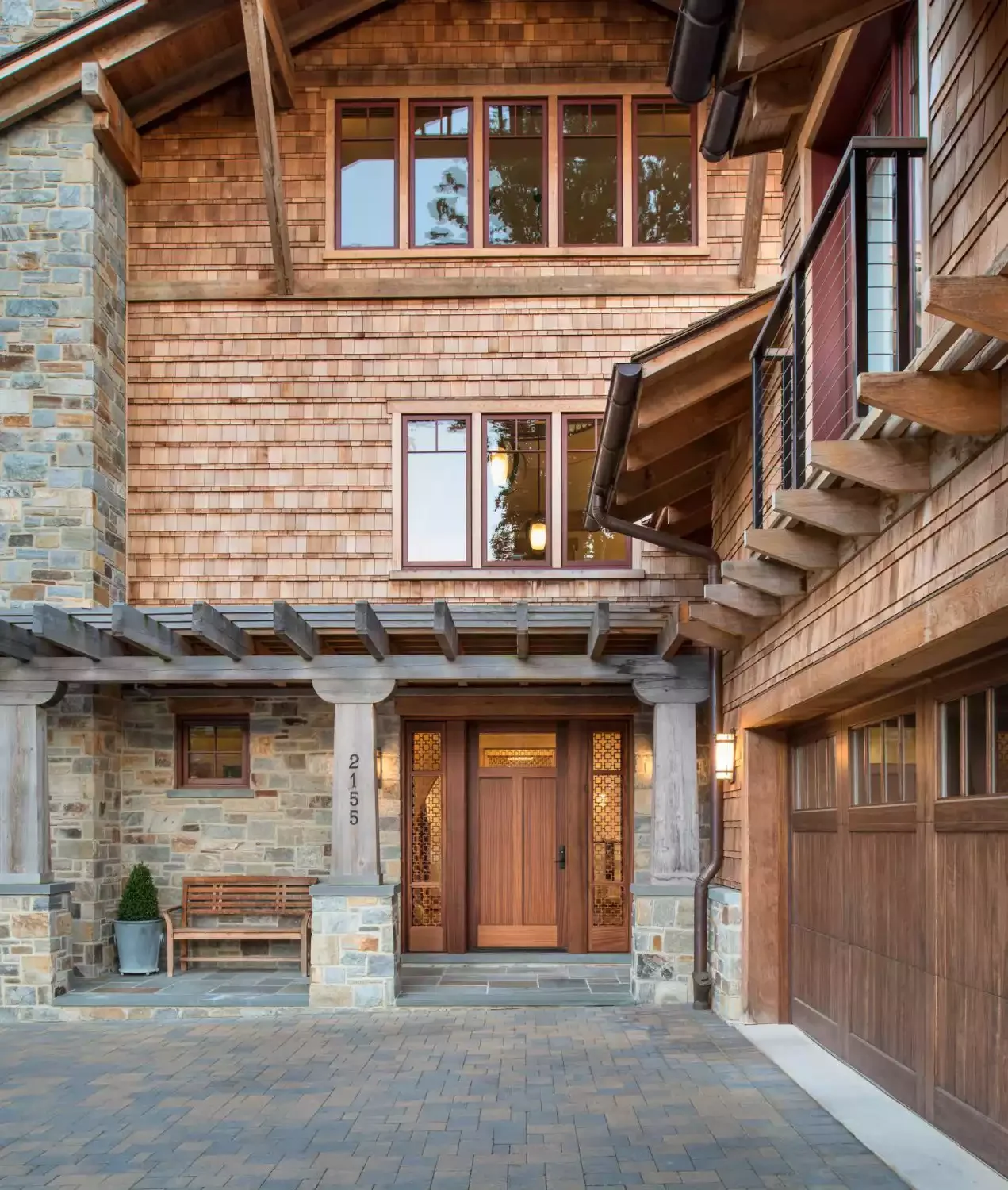 20 Beautiful Window Trim Ideas That Will Transform Your Home's Exterior 14 Matching Wood