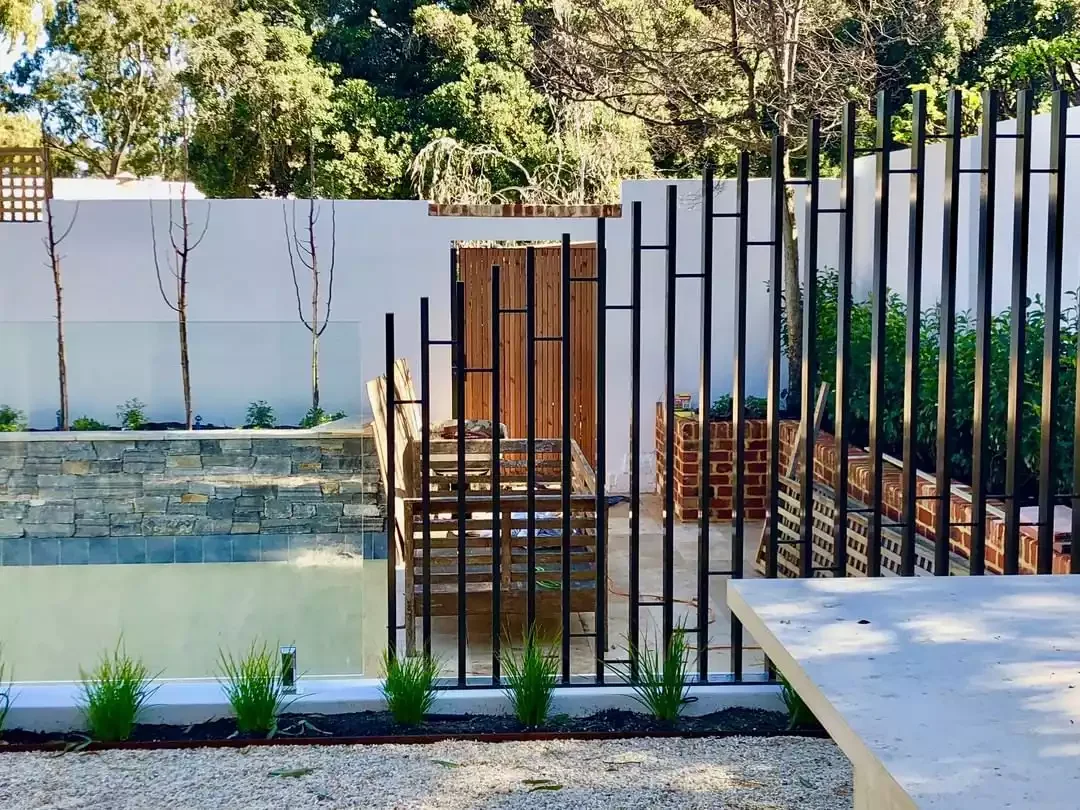 26 Beautiful Pool Barrier Ideas to Transform Your Backyard 26 Matte Black Fence