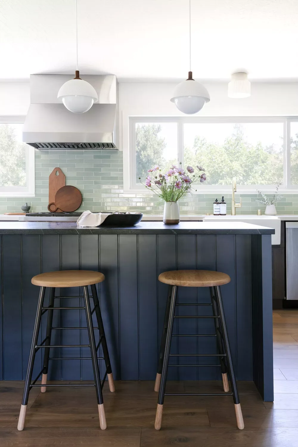 32 Stunning Blue Kitchen Design Ideas That Will Transform Your Space Matte and Shiny Blues