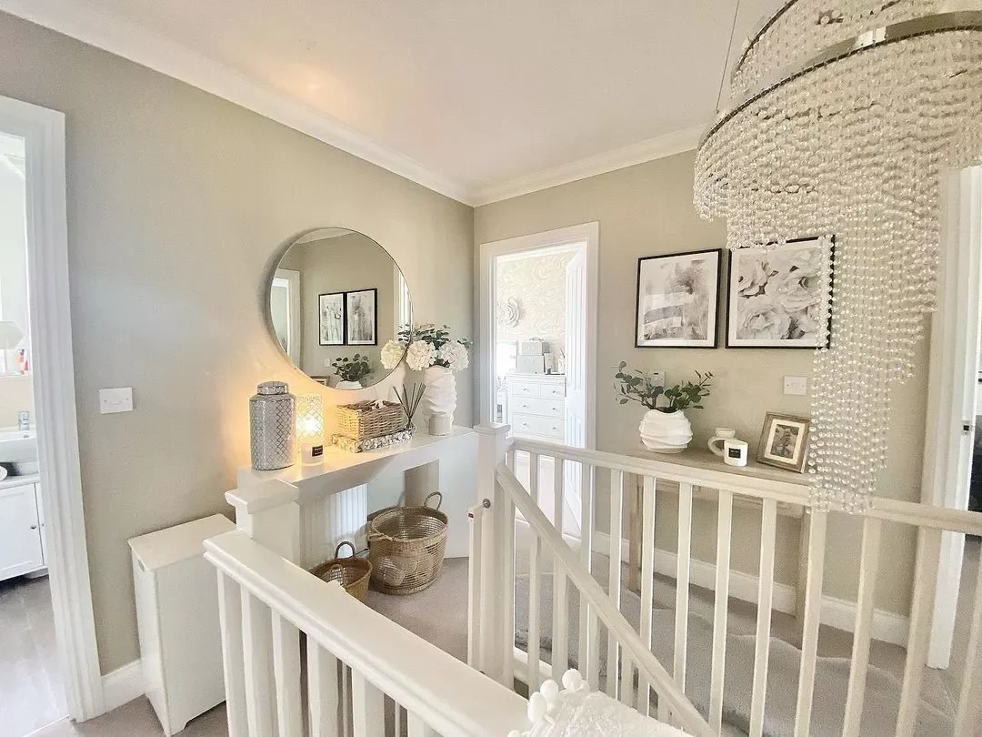 24 Creative Staircase Landing Decorating Ideas to Transform Your Space 20 Maximize Your Console Table