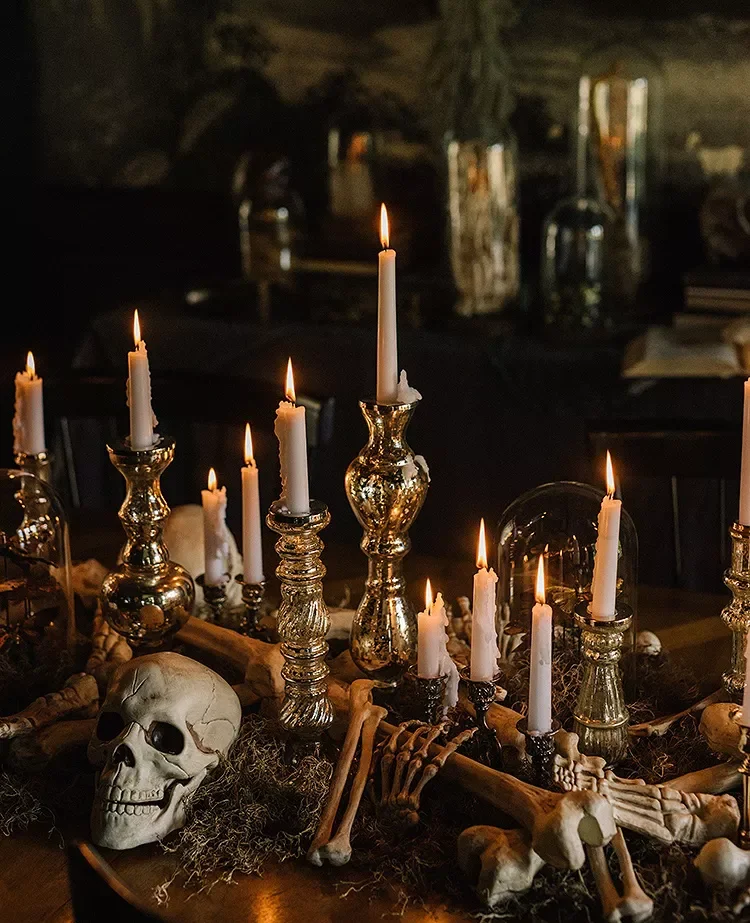 18 Halloween Centerpiece Ideas You Can Create in Under an Hour Melt Those Candles