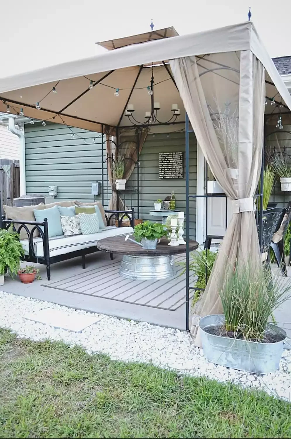 33 Stunning Covered Porch Ideas That Transform Your Outdoor Space 22 Metal Canopy Covered Porch