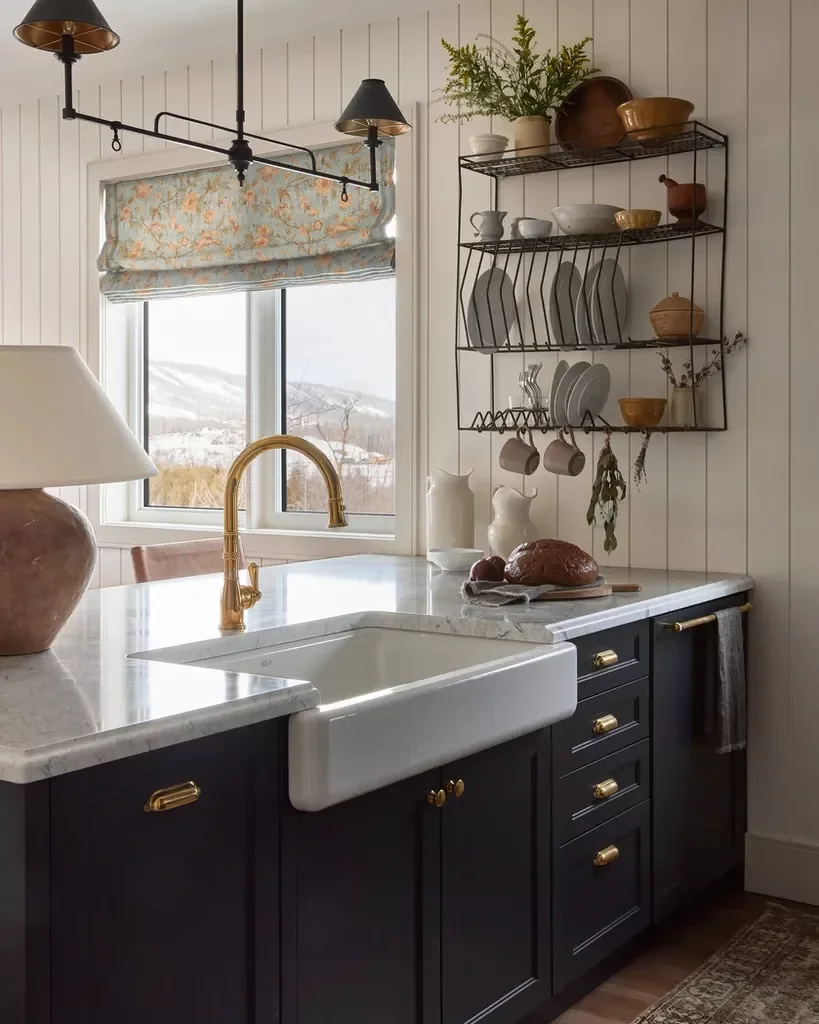 51 Cozy Farmhouse Wall Decorating Ideas That'll Transform Your Space 19 Metal Drying Rack