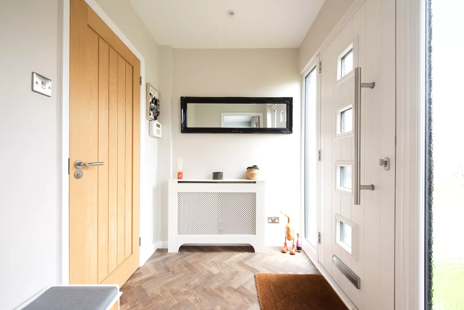 17 Creative DIY Radiator Cover Ideas That Transform Your Home 14 Metal-Front Radiator Cover