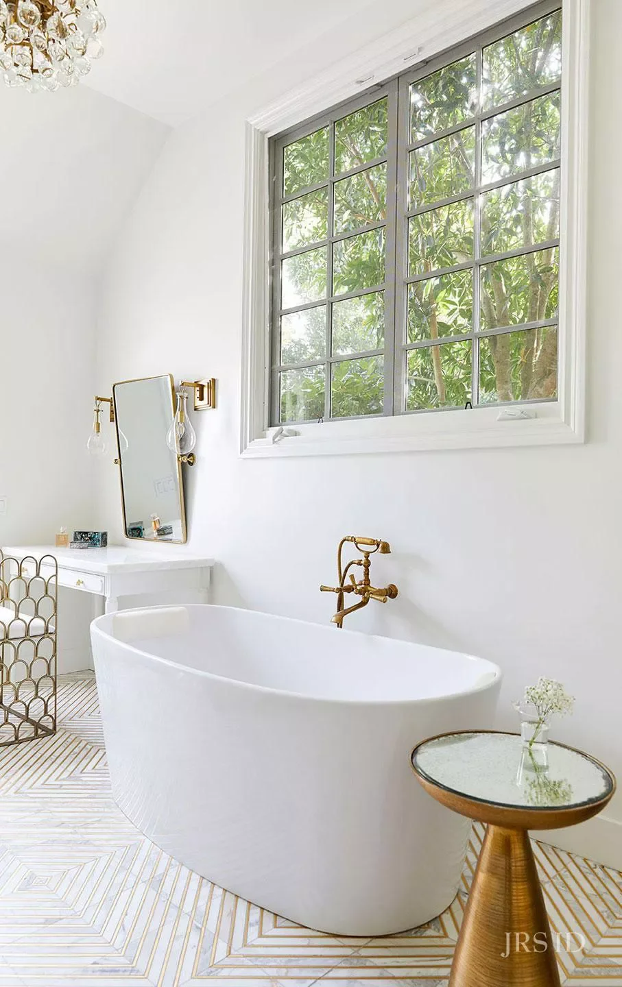 45 Sophisticated Bathroom Designs That Transform Your Home Into a Luxury Retreat 37 Metallic Accents