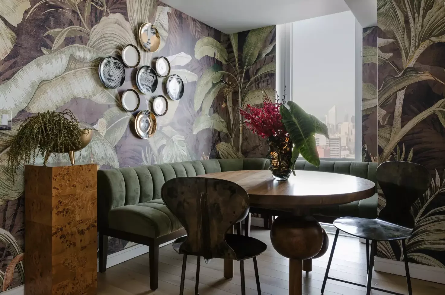 43 Stunning Dining Table Centerpiece Ideas to Transform Your Space Year-Round 9 Metallic Vase