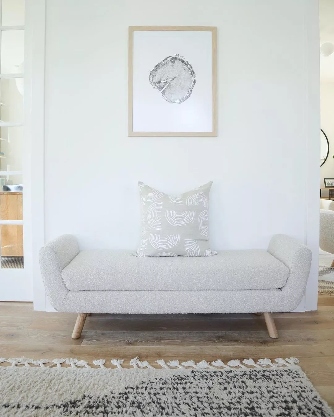 28 Welcoming Entryway Bench Ideas That'll Transform Your Home's First Impression 9 Mid-Century Modern Style Bench