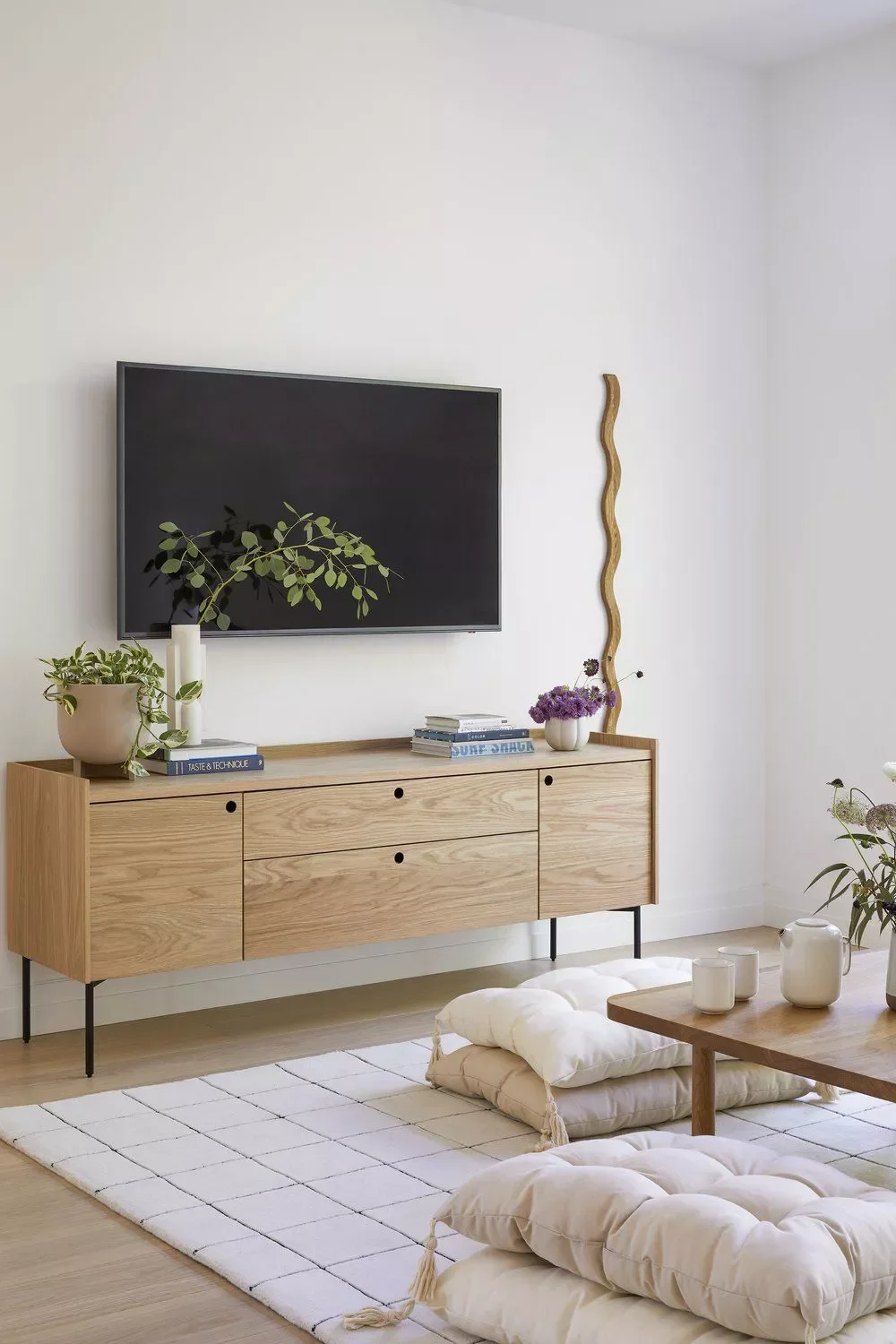 36 Clever Hidden Toy Storage Solutions That Keep Your Living Room Stylish Midcentury Modern Console