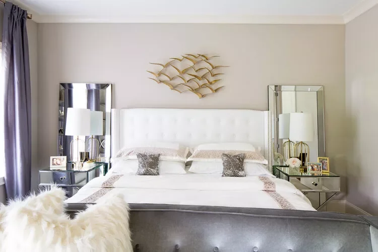 66 Creative Ways to Transform the Wall Above Your Bed Into a Stunning Focal Point Midcentury Modern Wall Art