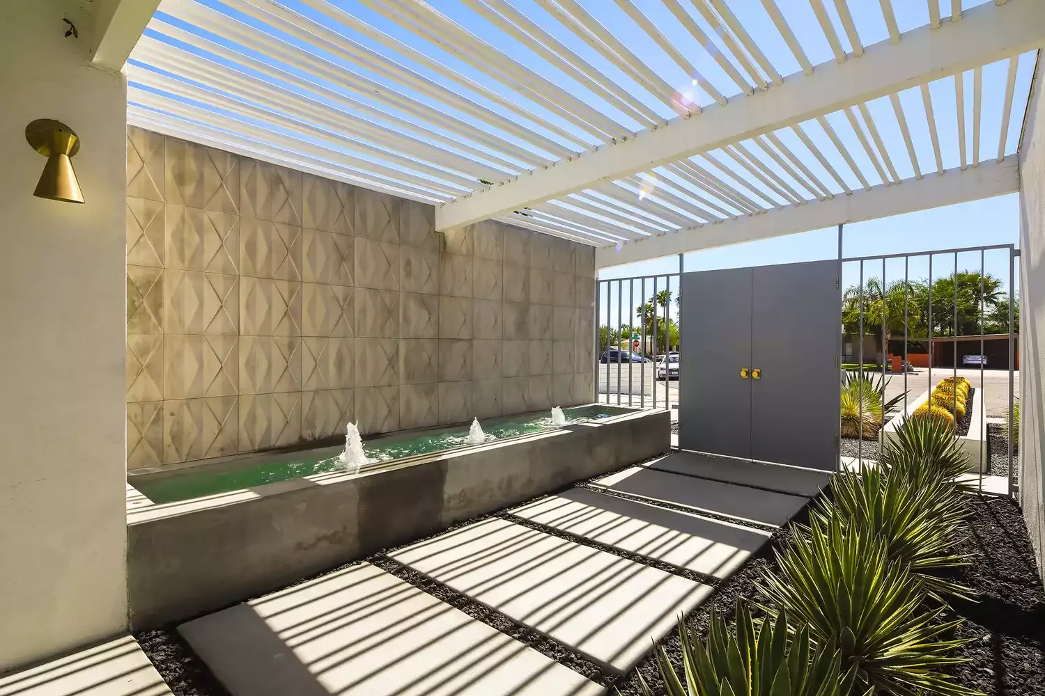 Midcentury Water Feature