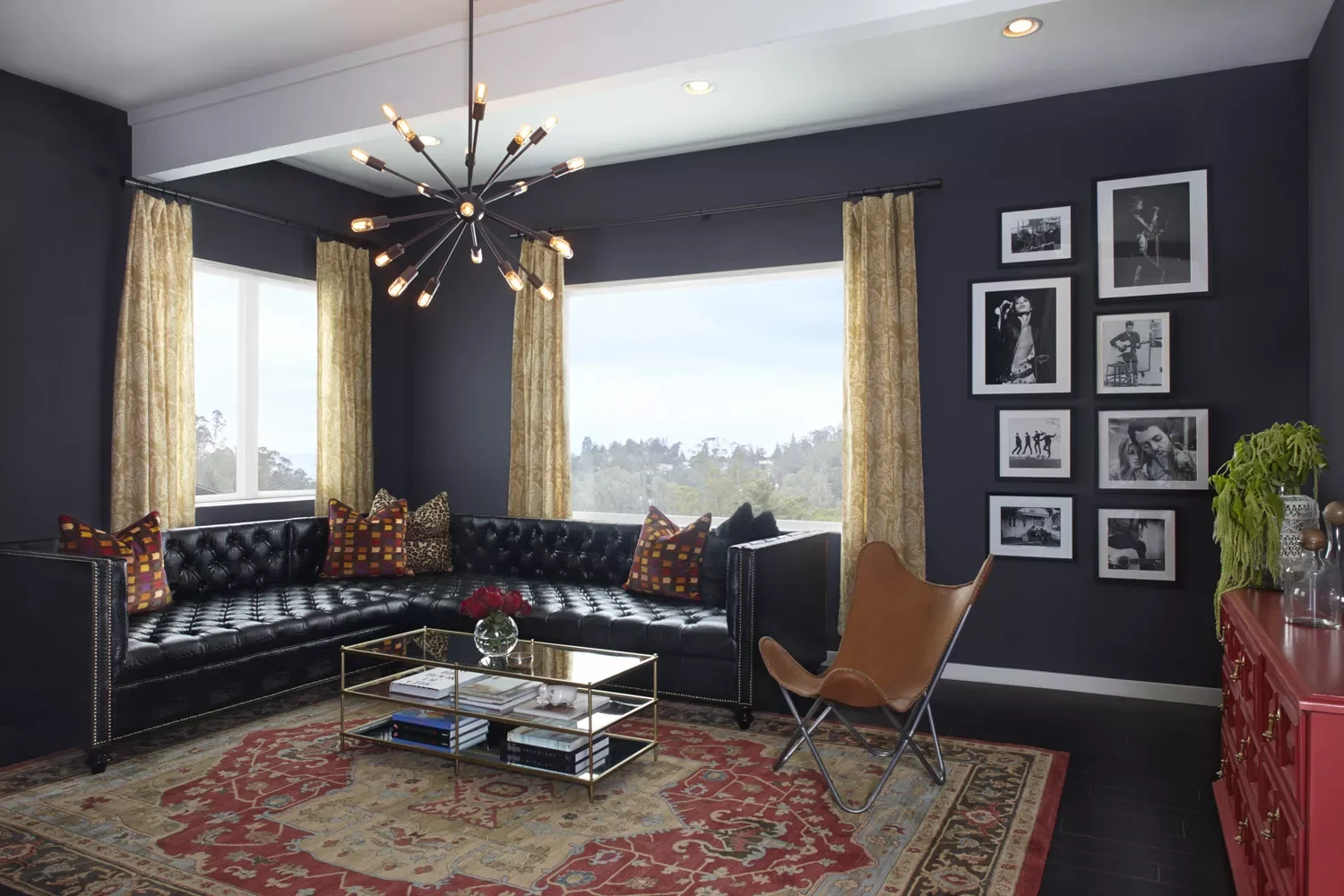 47 Stunning Blue Living Room Ideas That Work With Any Design Style 2 Midnight Blue Living Room