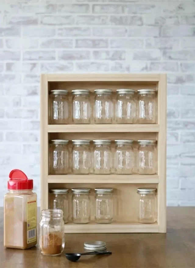 20 Creative DIY Spice Storage Solutions to Transform Your Kitchen Organization Mini Mason Jar Spice Rack
