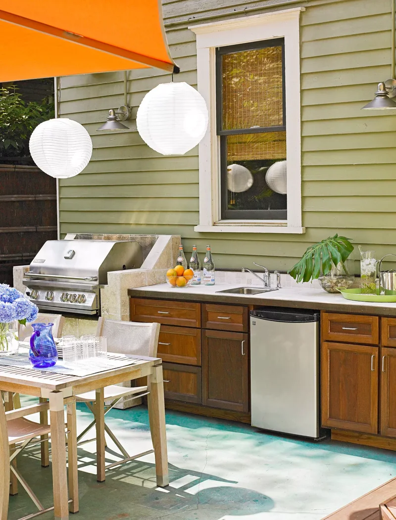 32 Stunning Outdoor Kitchen Ideas Perfect for Entertaining 15 Mini Outdoor Appliances