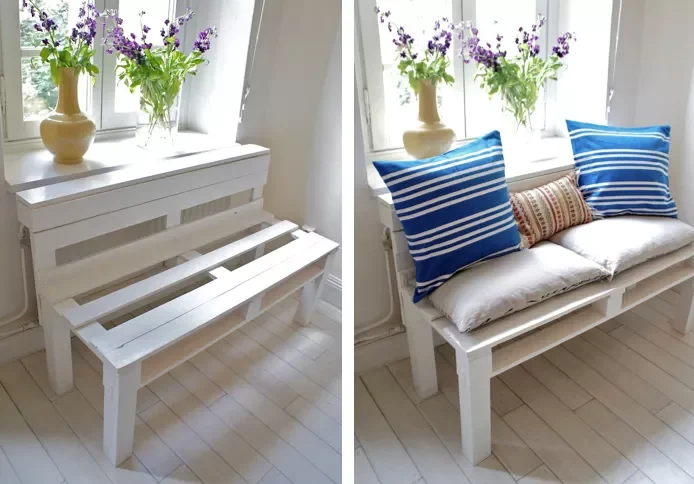 60 Creative Wood Pallet Furniture Projects That Won't Break Your Budget Mini Pallet Sofa