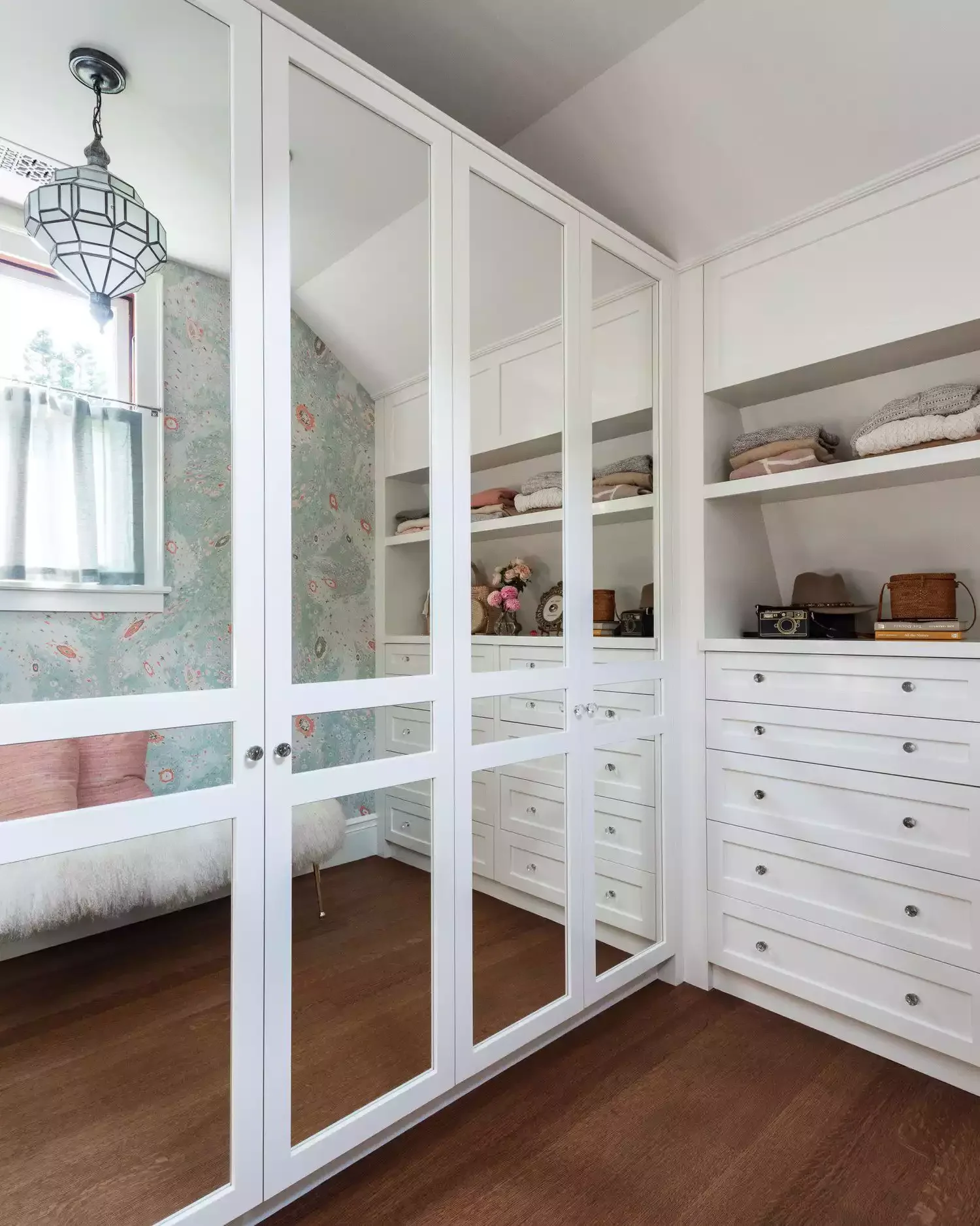 47 Smart Closet Solutions That Will Transform Your Storage Space Mirror the Doors