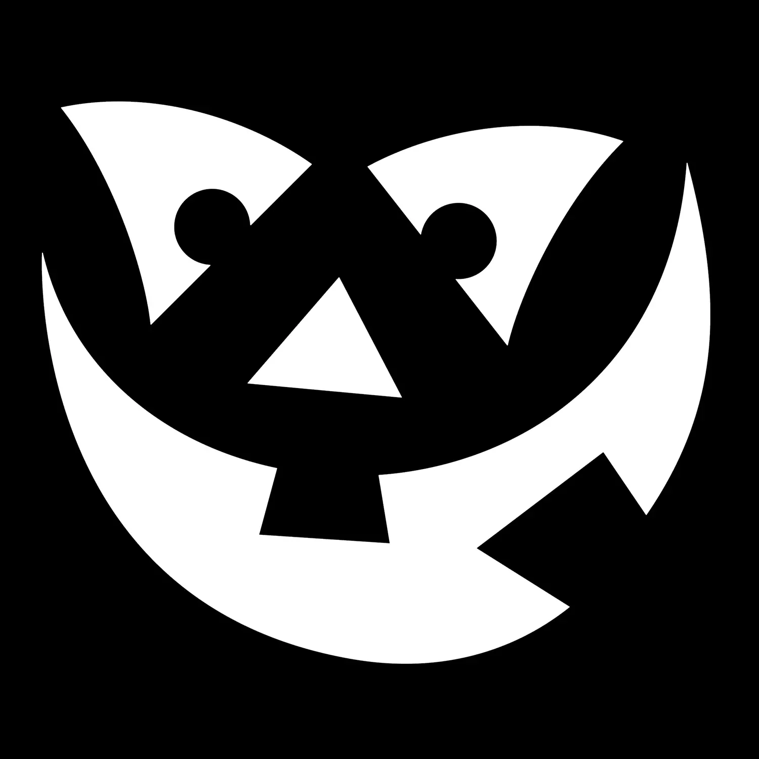 65 Free Pumpkin Carving Templates to Transform Your Porch 41 Missing-Teeth Halloween Stencil