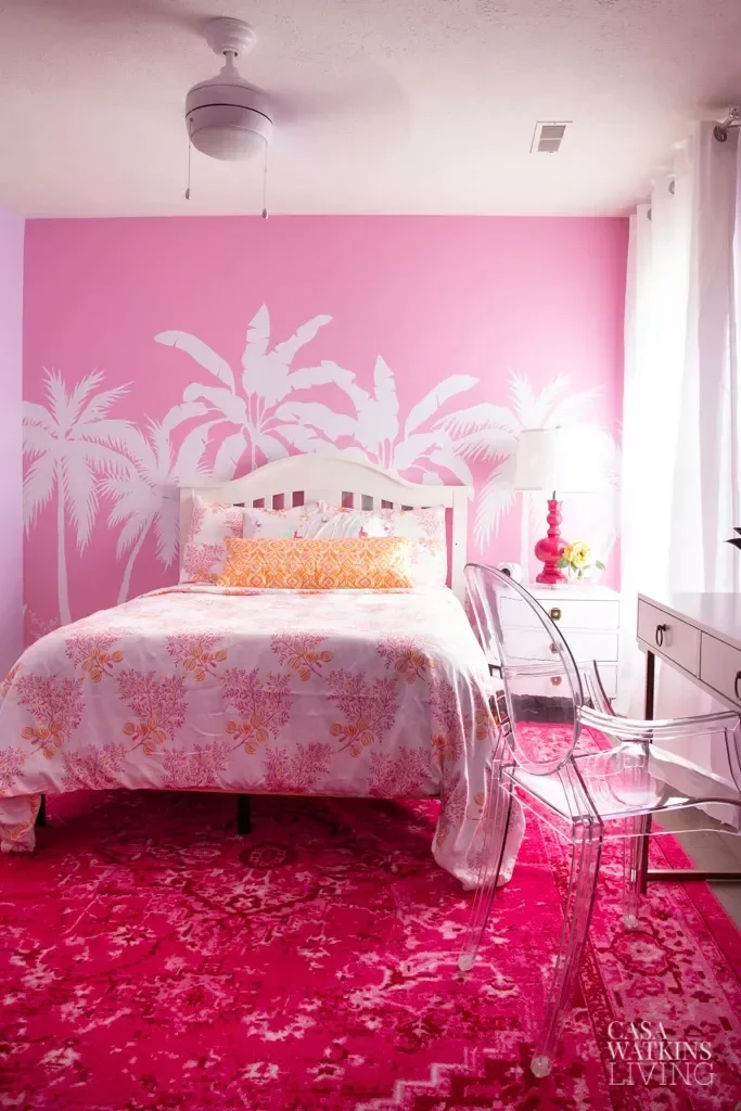 52 Creative and Stylish Teen Bedroom Design Ideas 41 Mix Bold Patterns
