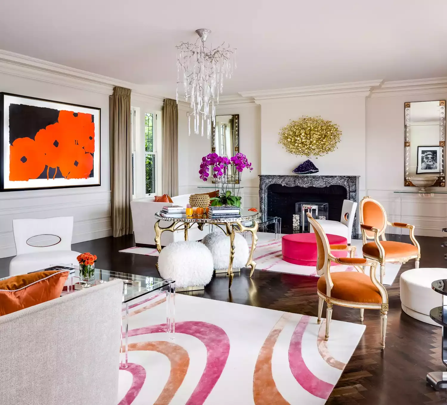 25 Stunning White Living Room Ideas That Transform Your Space 15 Mix Bright Accent Colors