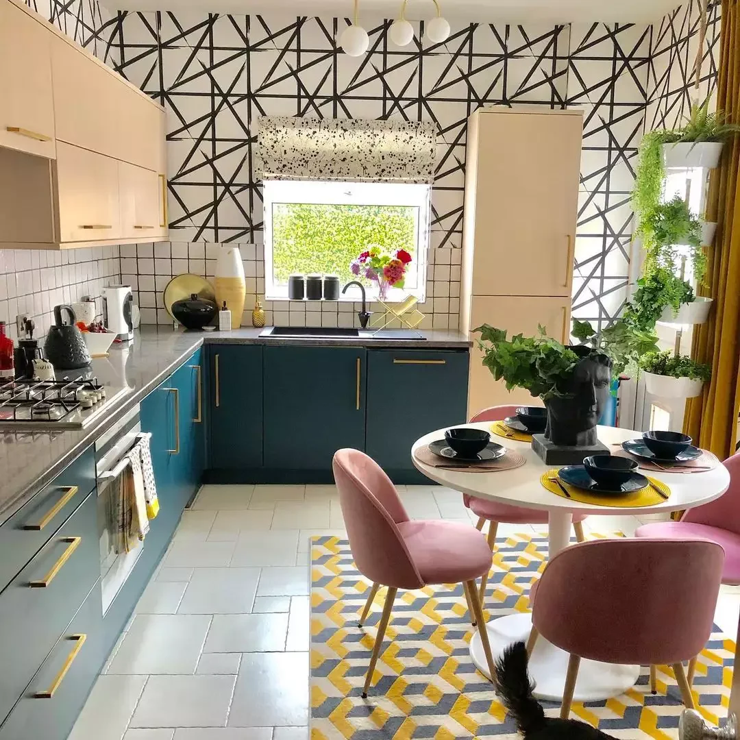 43 Stunning Midcentury Modern Kitchen Ideas to Transform Your Space 32 Mix Colors and Patterns