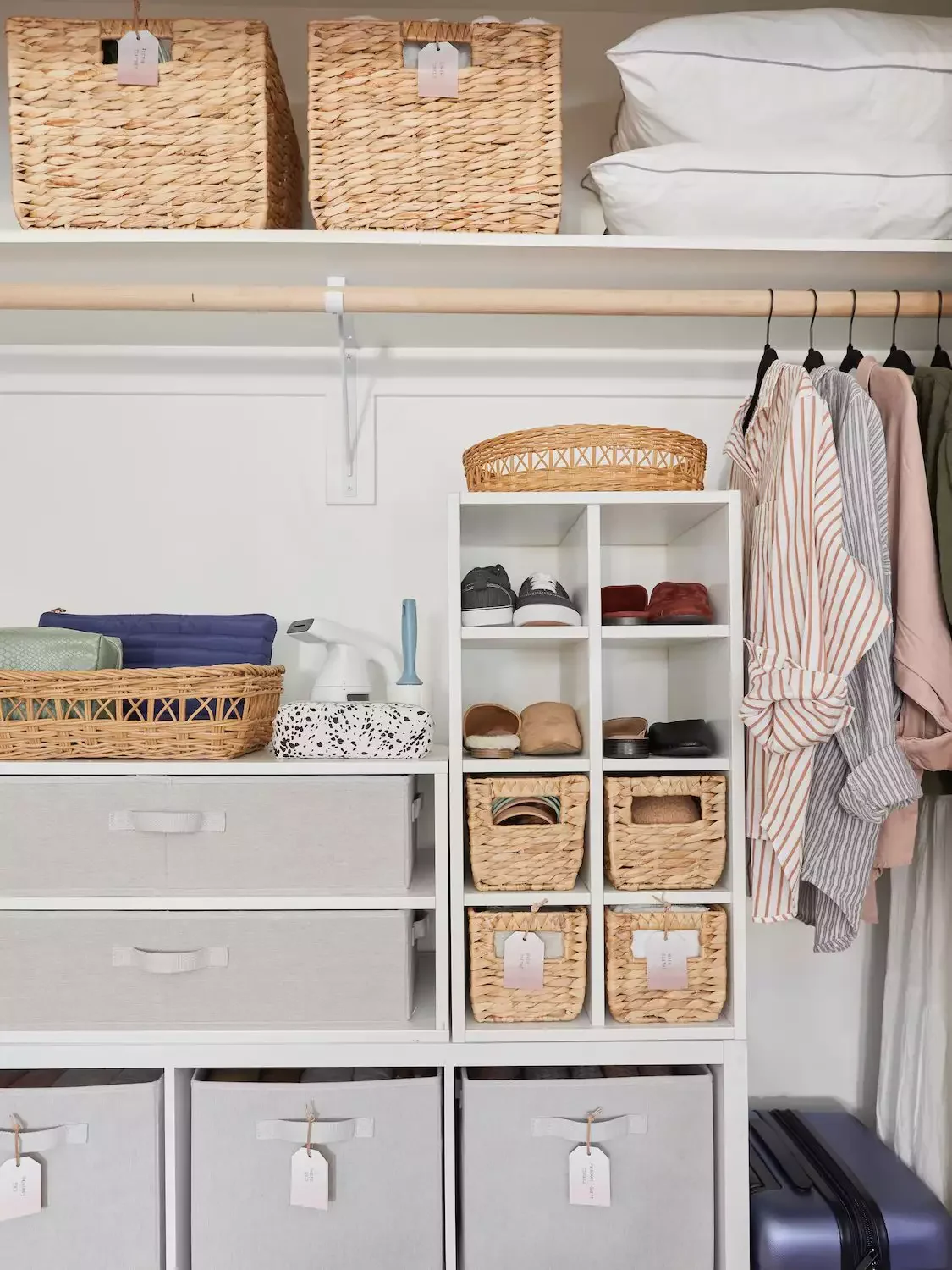 47 Smart Closet Solutions That Will Transform Your Storage Space Mix Freestanding Storage