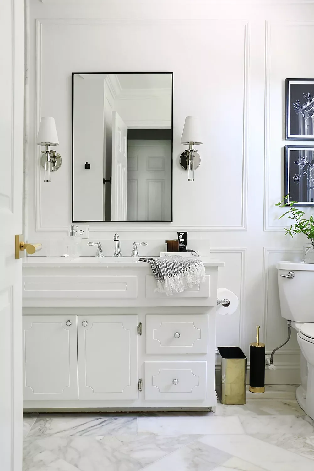 49 Stunning Primary Bathroom Ideas That Will Transform Your Space 43 Mix Metals