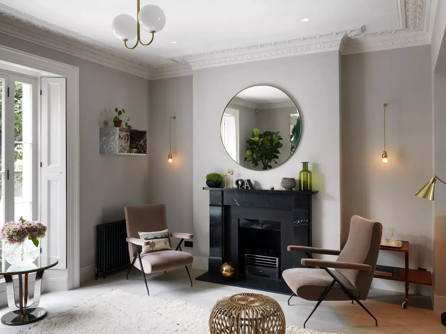 14 Brilliant Living Room Lighting Ideas That Set the Perfect Mood 5 Mix Old and New Fixtures