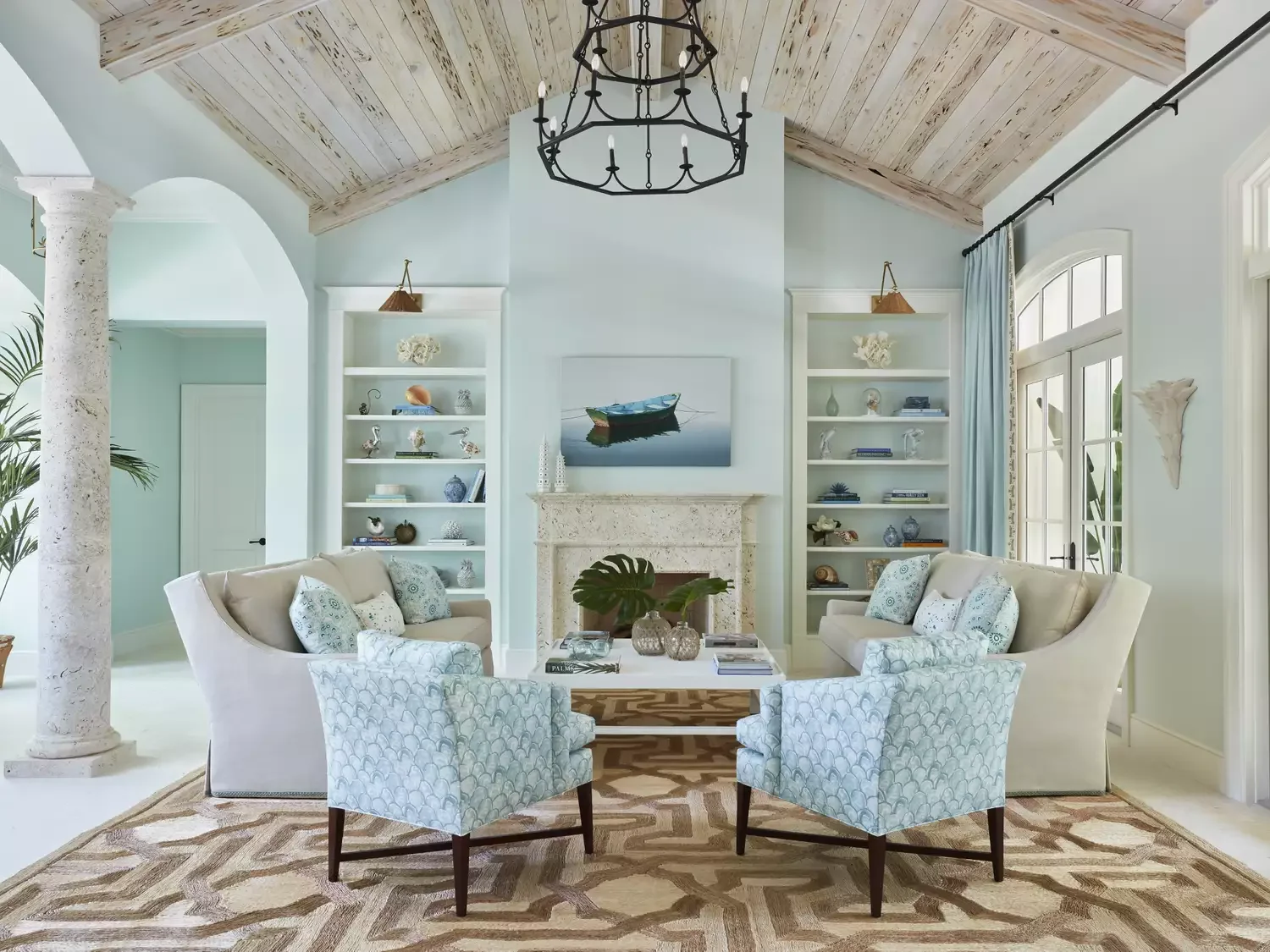 50 Elegant Living Room Ideas That Feel Warm and Inviting 9 Mix Patterns and Textures