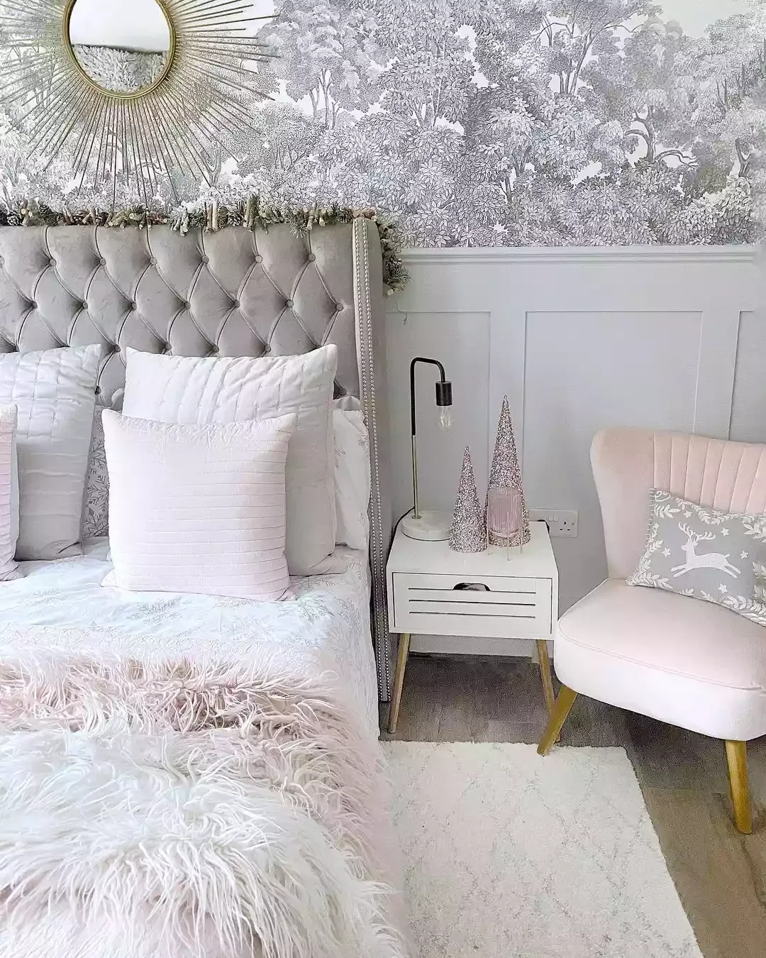 115 Stunning Christmas Decorating Ideas to Transform Your Home This Holiday Season Mix Pink and Gray