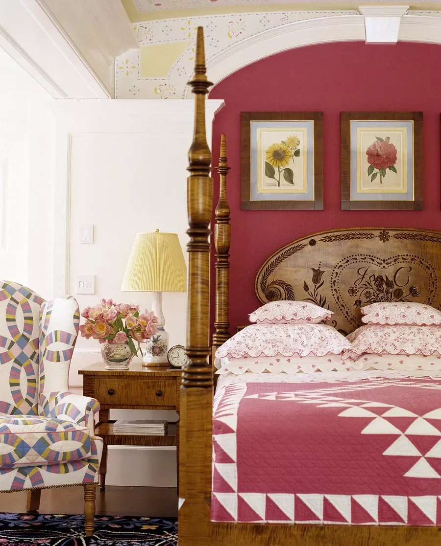 19 Stunning Red Bedroom Ideas That Will Transform Your Space 13 Mix Red Walls and Bedding