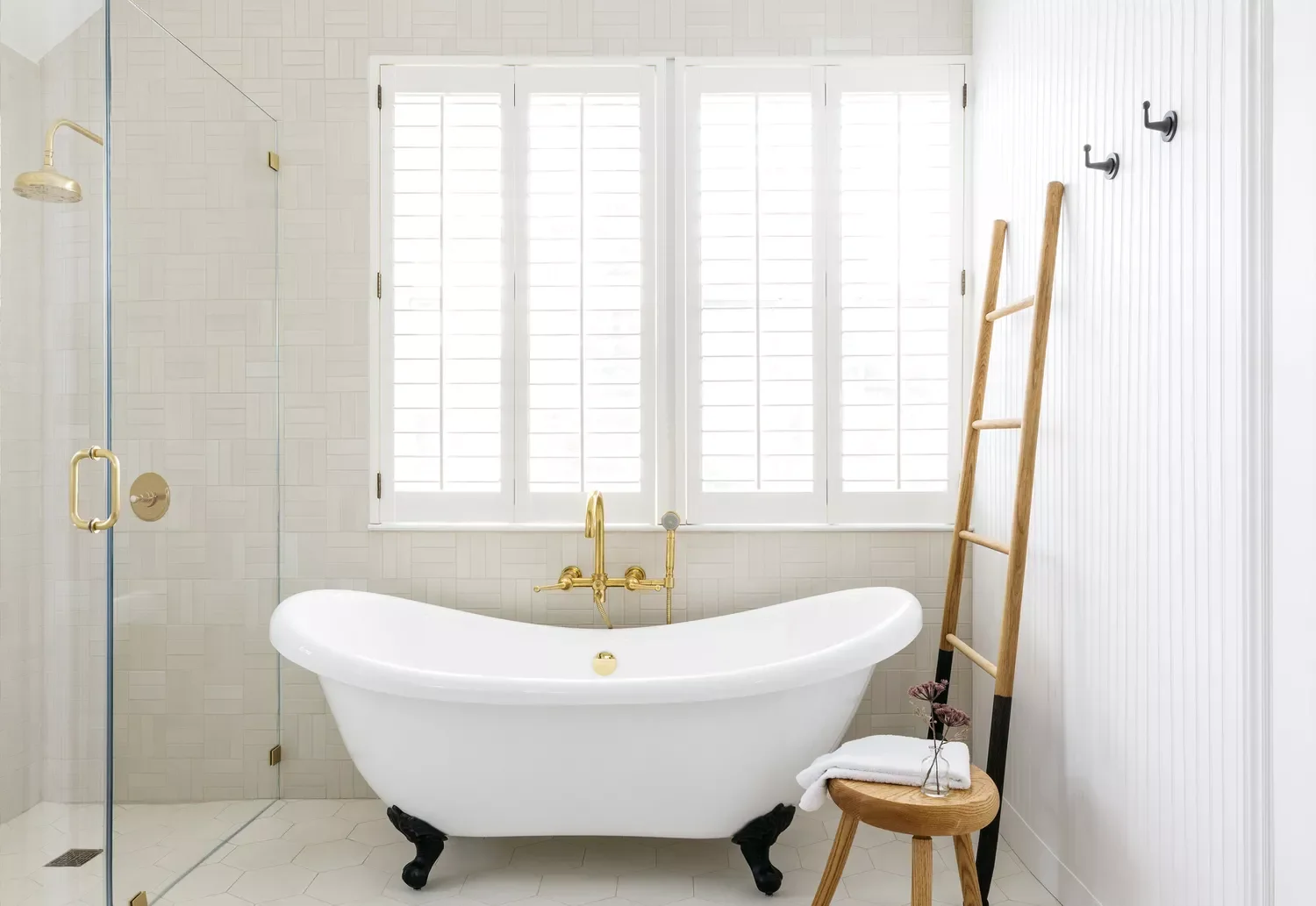 35 Stunning Shower Transformations That Will Elevate Your Bathroom 23 Mix Tile and Shiplap