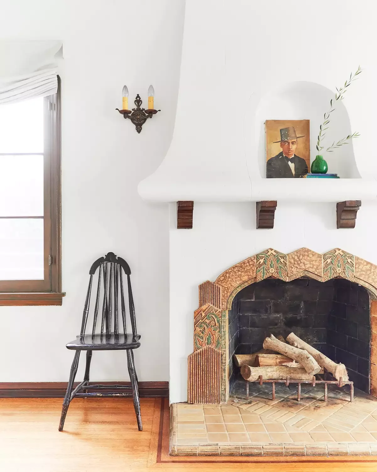57 Stunning Fireplace Decorating Ideas to Transform Your Living Space 53 Mix Tile and Stucco
