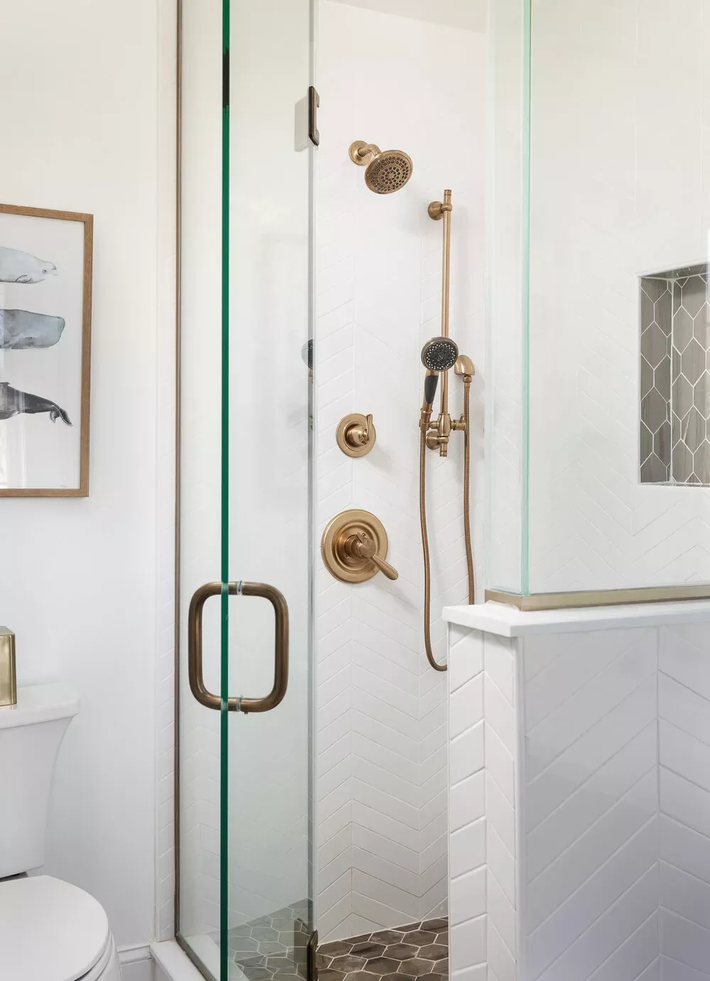 26 Beautiful Walk-In Shower Ideas to Transform Your Small Bathroom 7 Mix Tile
