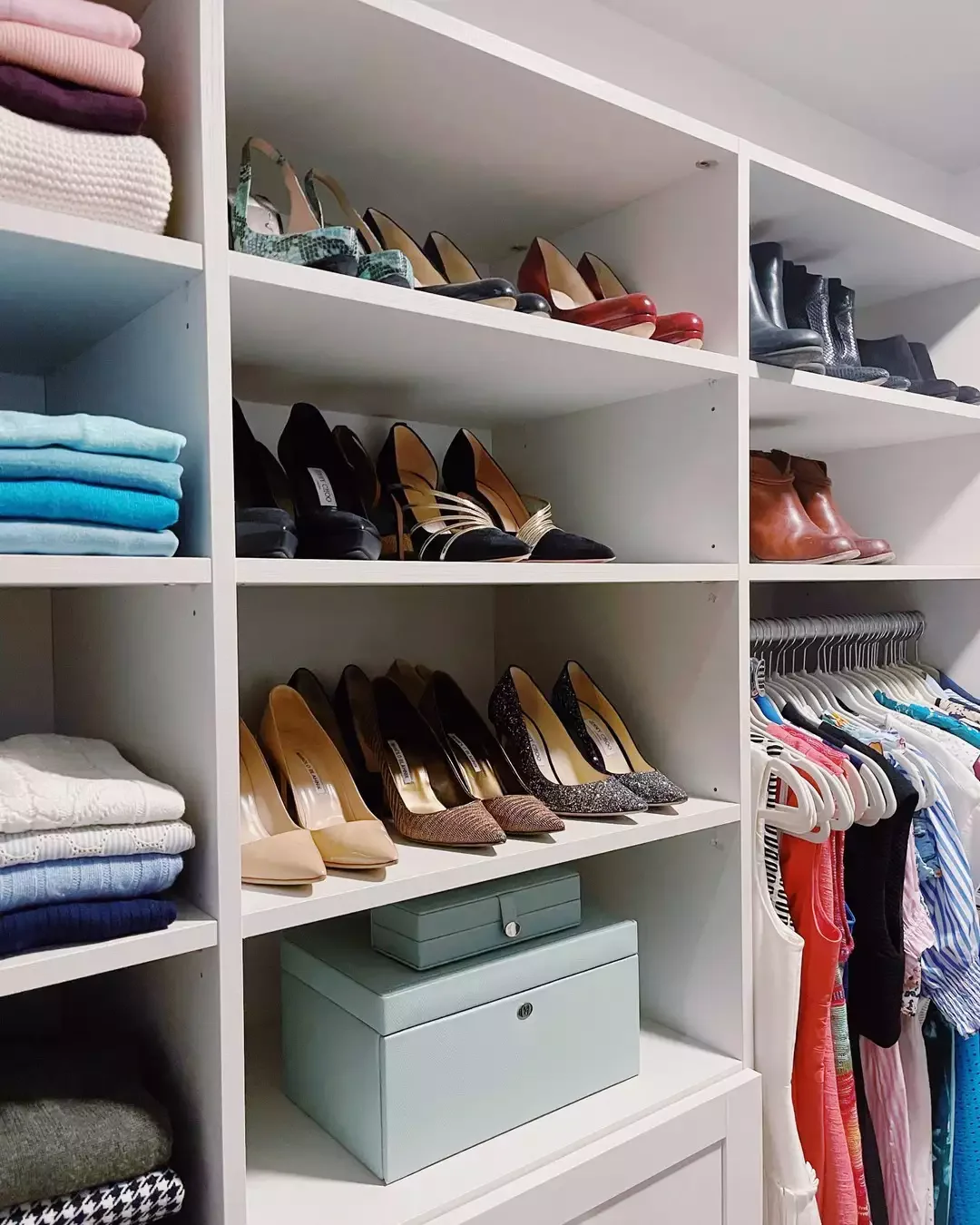 20 Clever Attic Closet Solutions That Transform Slanted Ceilings Into Storage Gold Mix Up the Storage