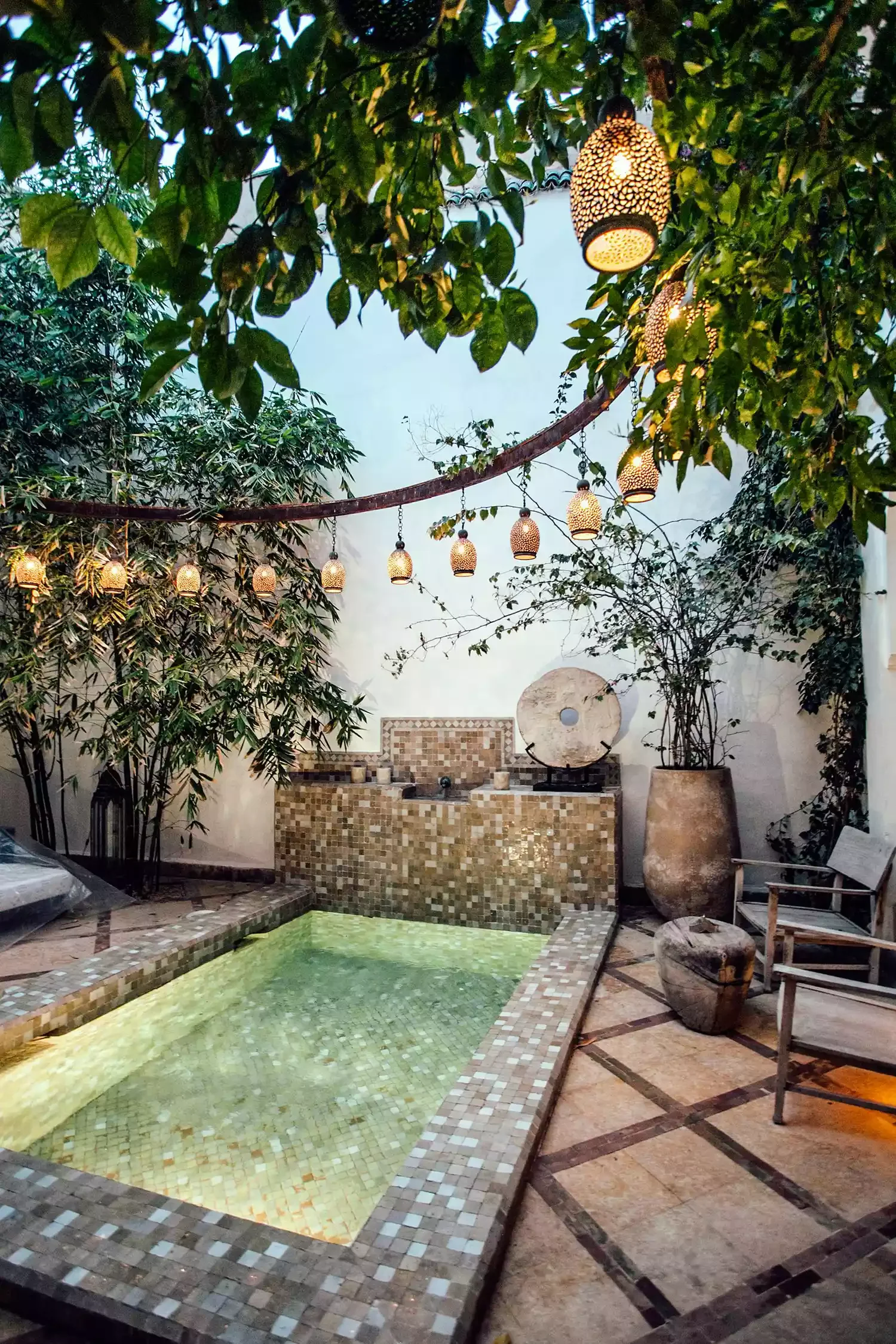 37 Brilliant Above-Ground Pool Deck Ideas That Won't Break Your Budget 30 Mix Various Tiles