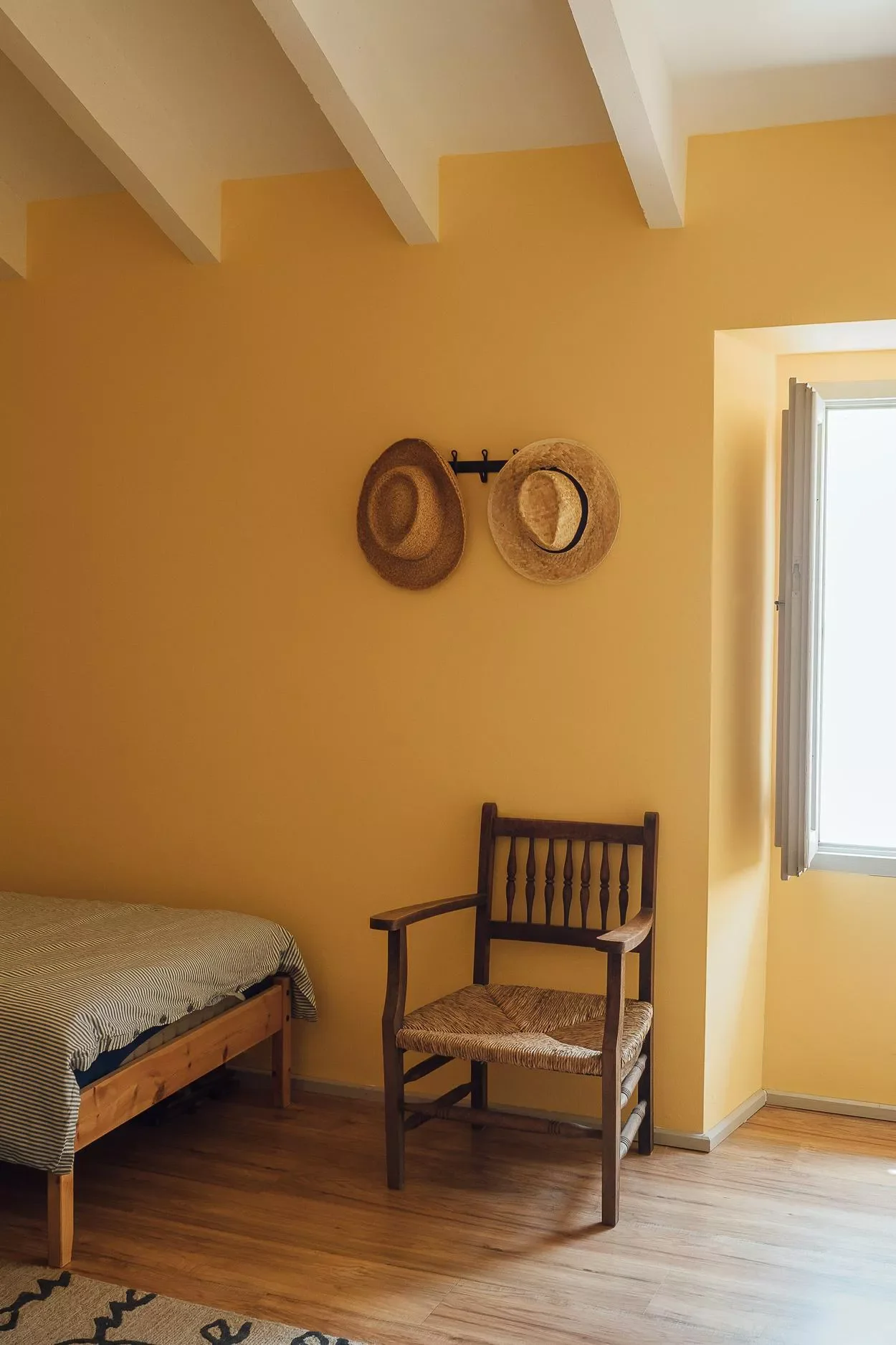 24 Sunny Yellow Bedroom Ideas to Brighten Your Space 22 Mix With Wood Tones