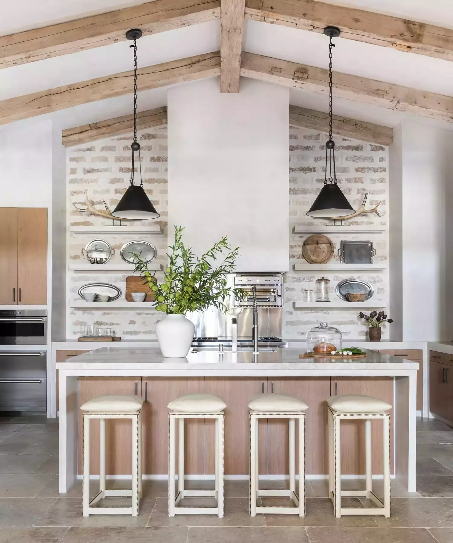 38 Stunning Kitchen Island Back Panel Ideas That Will Transform Your Space 27 Mix Wood and White