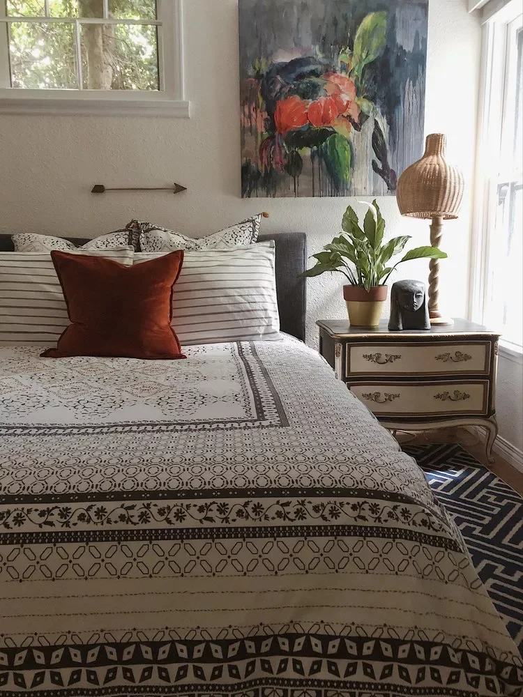 48 Bohemian Bedroom Ideas That Feel Effortlessly Chic and Personal 12 Mix and Match Patterns
