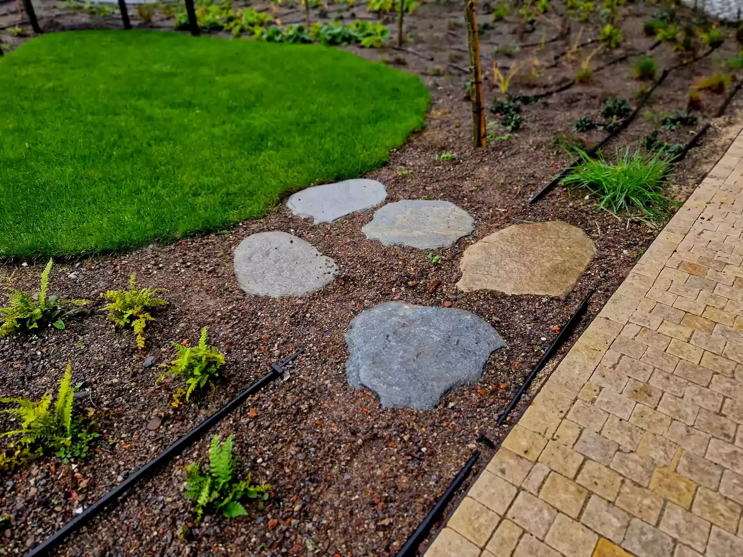 Mix-and-Match Stepping-Stone Path