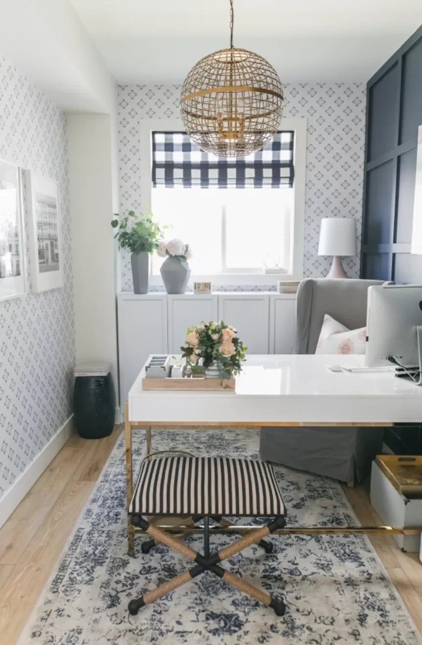 30 Stunning Home Office Rug Ideas to Transform Your Work-From-Home Space Mix and Match