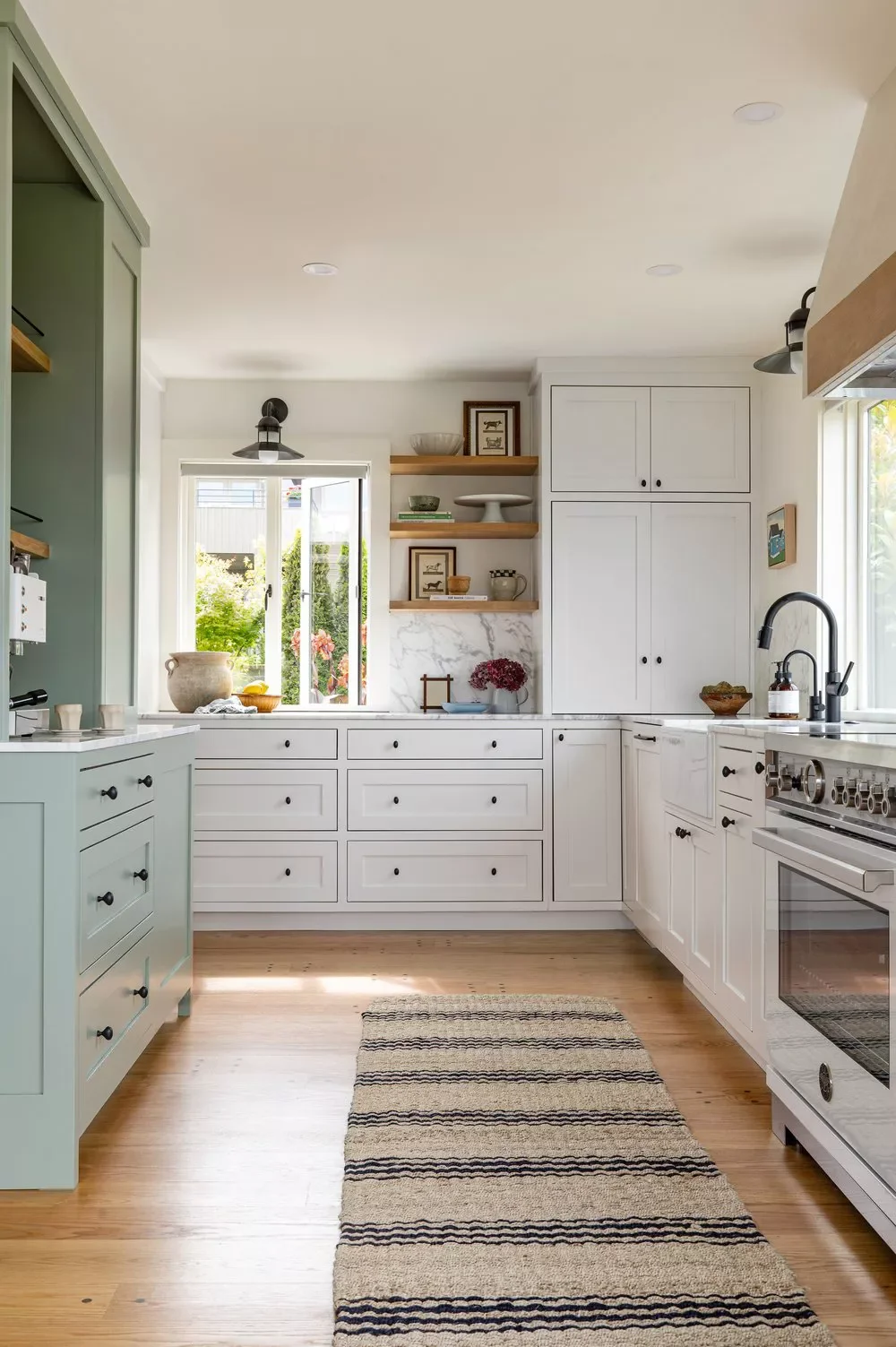 27 Corner Cabinet Solutions That Transform Your Kitchen's Most Challenging Spots Mix in Open Shelving